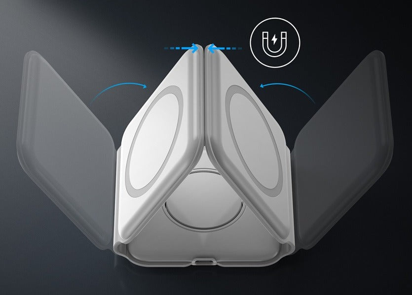 Chargeur à Induction Pliable et Magnétique