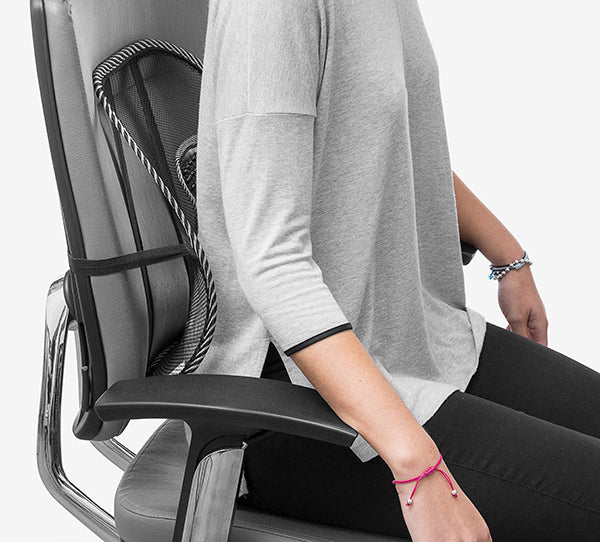 SUPPORT DORSAL PORTABLE RESPIRANT