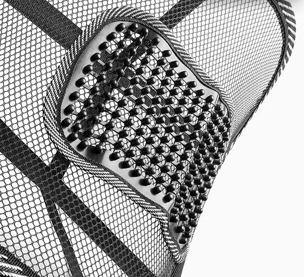 SUPPORT DORSAL PORTABLE RESPIRANT