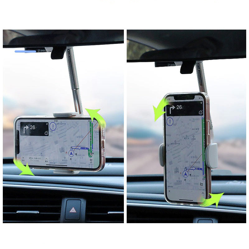 Support smartphone retroviseur