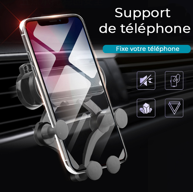 Support de Téléphone Magnétique pour Voiture