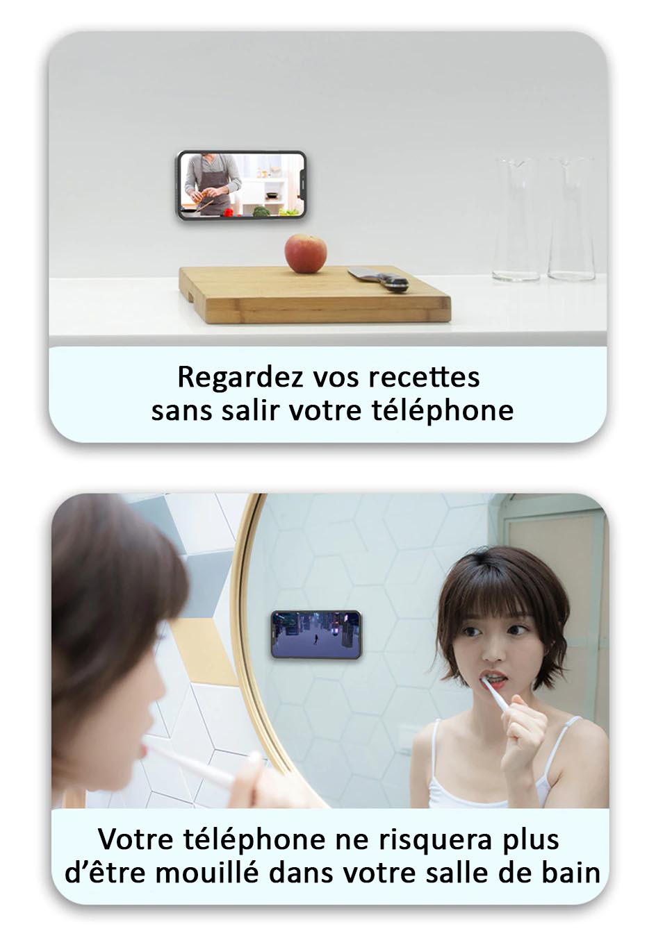 Support magnétique pour smartphone