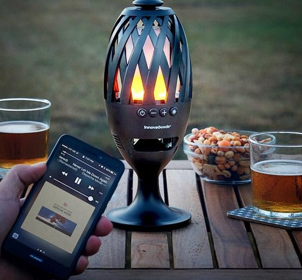 Torche LED avec Haut-Parleur Bluetooth