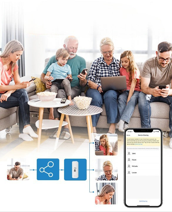 Capteur connectée de température et d'humidité