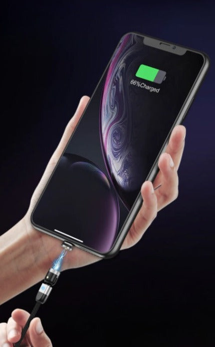 Câble magnétique 3en1 360°