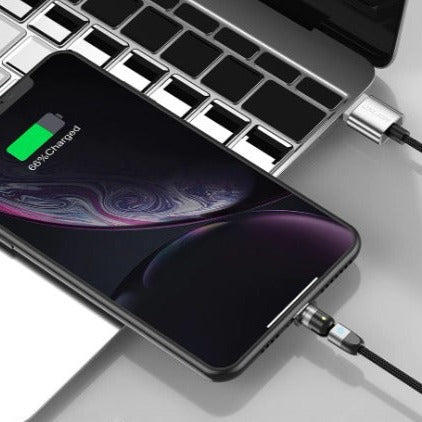 Câble magnétique 3en1 360°