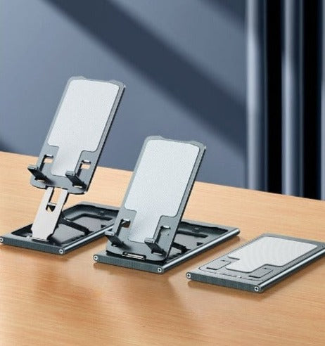 Support de téléphone et tablette pliable en métal