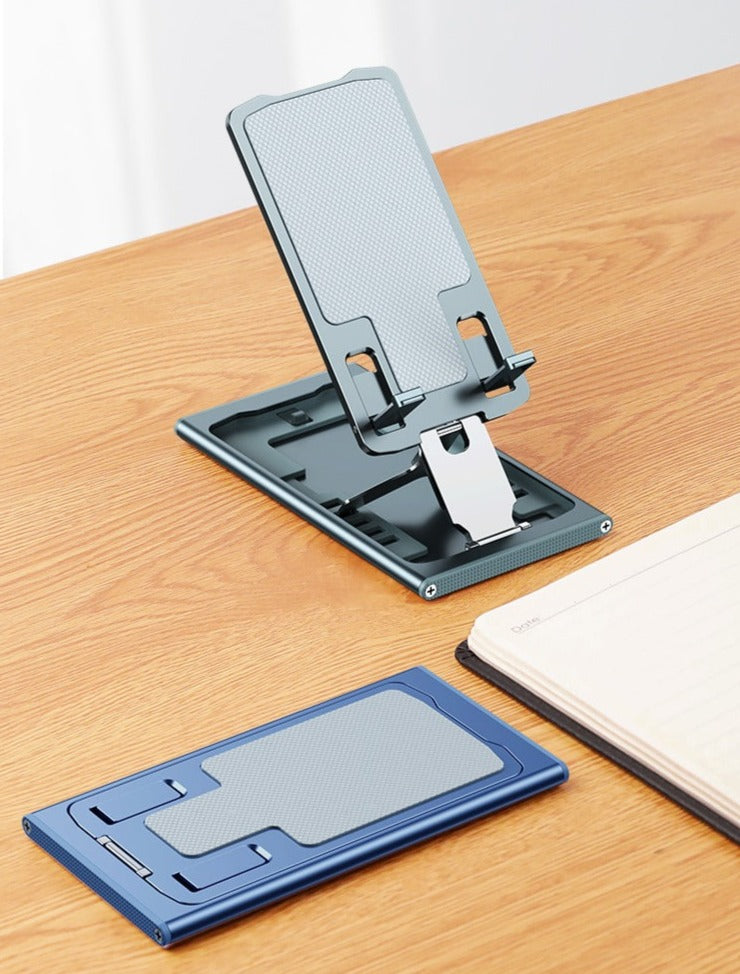 Support de téléphone et tablette pliable en métal
