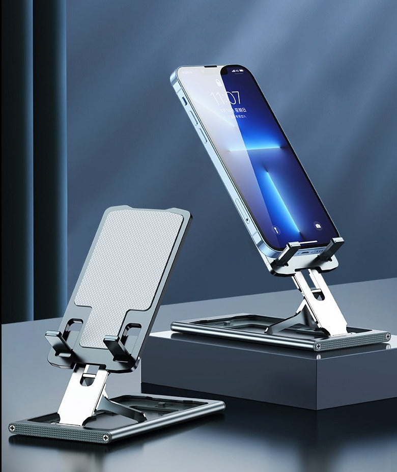 Support de téléphone et tablette pliable en métal