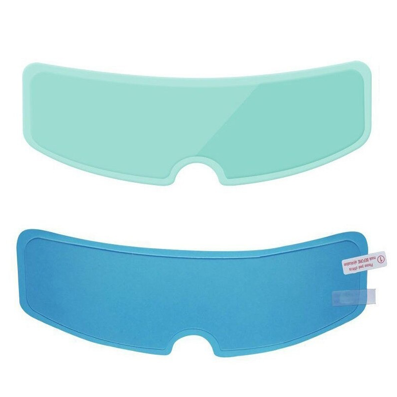 Lot de 2 Filtres Anti Buée + Anti Pluie Visière de Casque