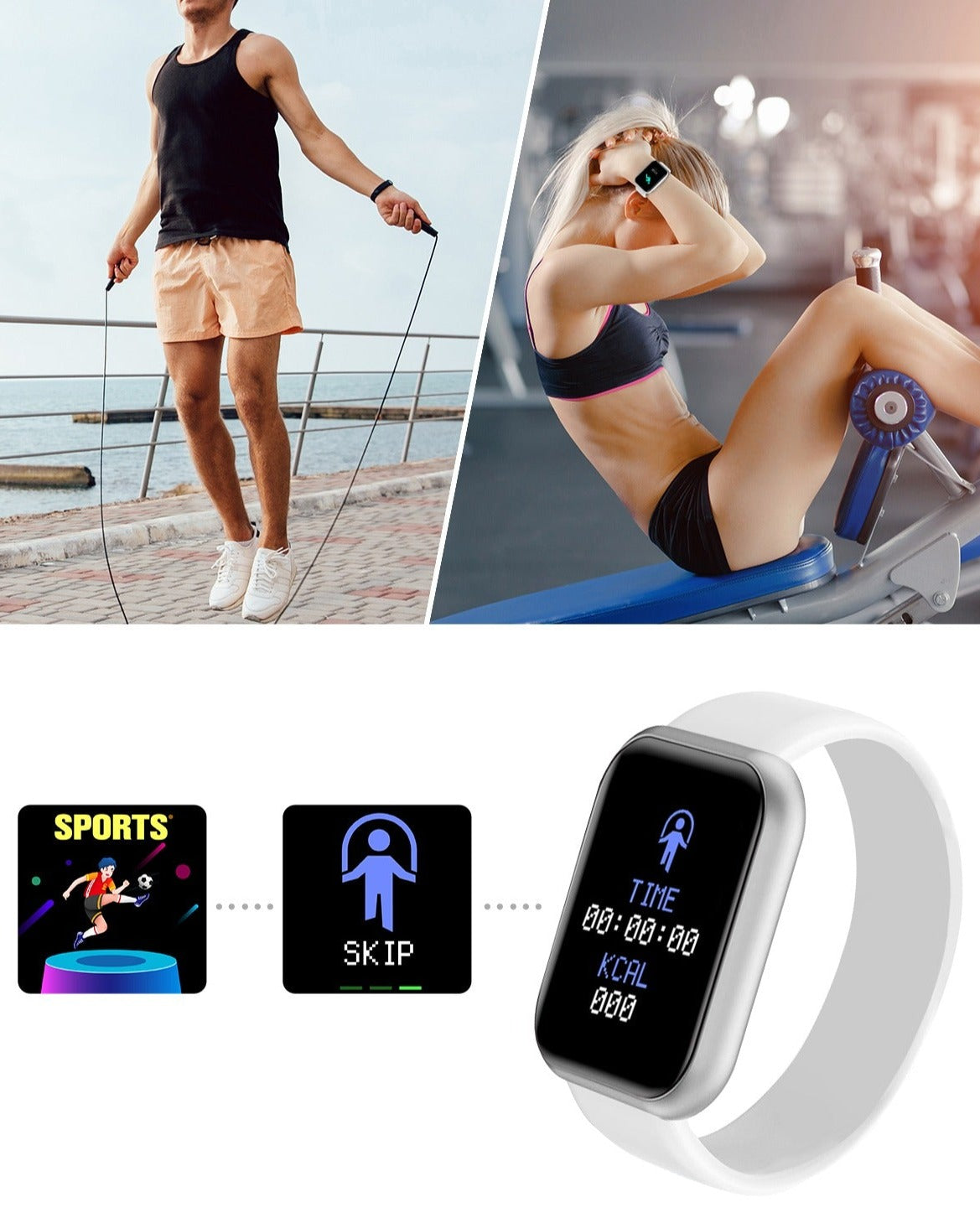 Montre Connectée Unisexe