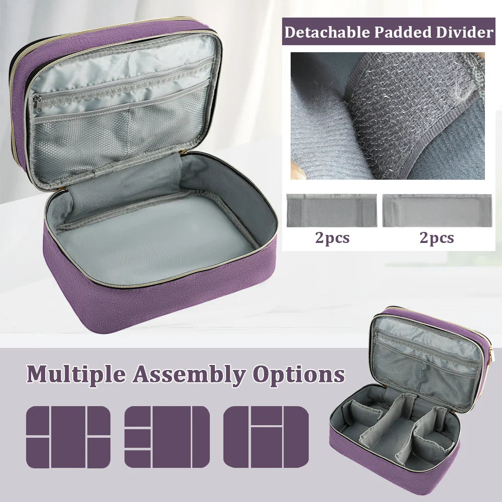 Mallette Grande Capacité de Rangement pour Crochet & Accessoires