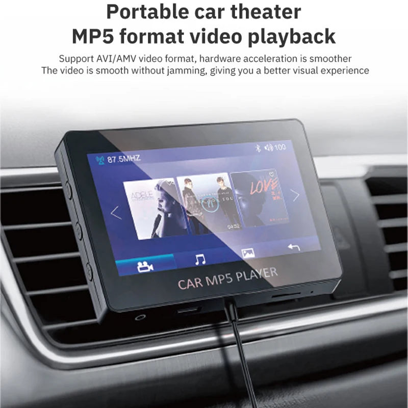 Lecteur MP5 de voiture Bluethooth 5.0