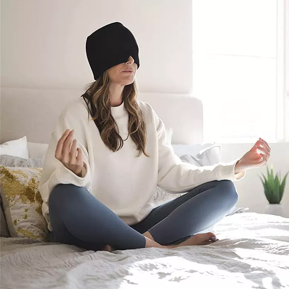 Bonnet en gel anti maux de tête