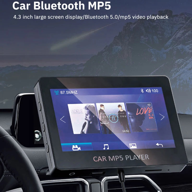 Lecteur MP5 de voiture Bluethooth 5.0
