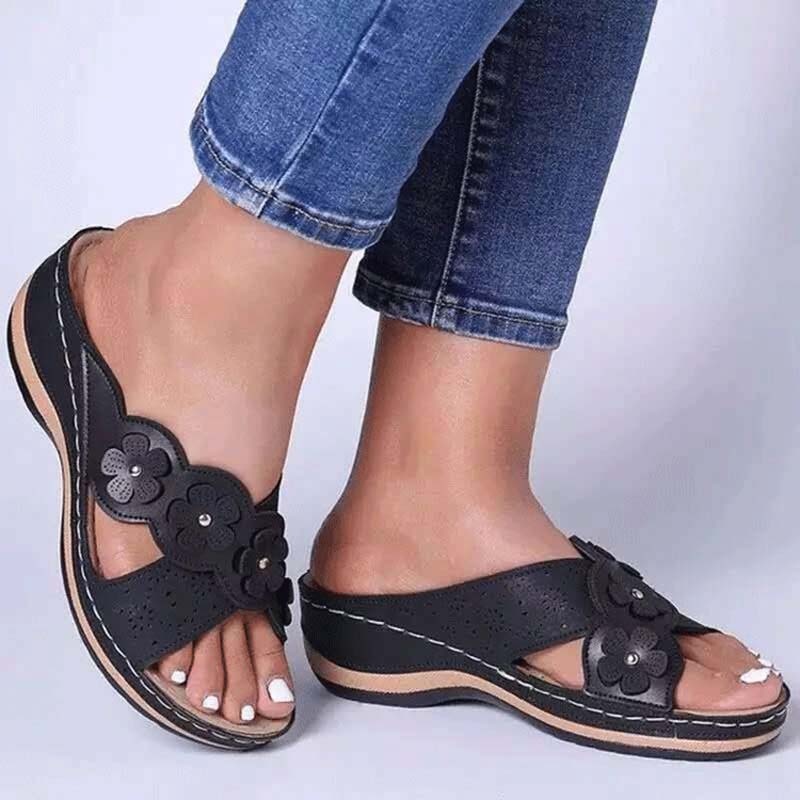 Sandales à Fleurs