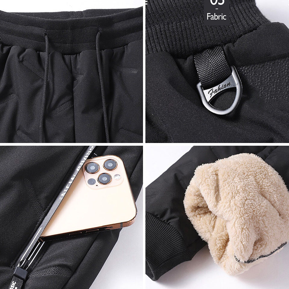 Pantalon rembourré et imperméable pour homme