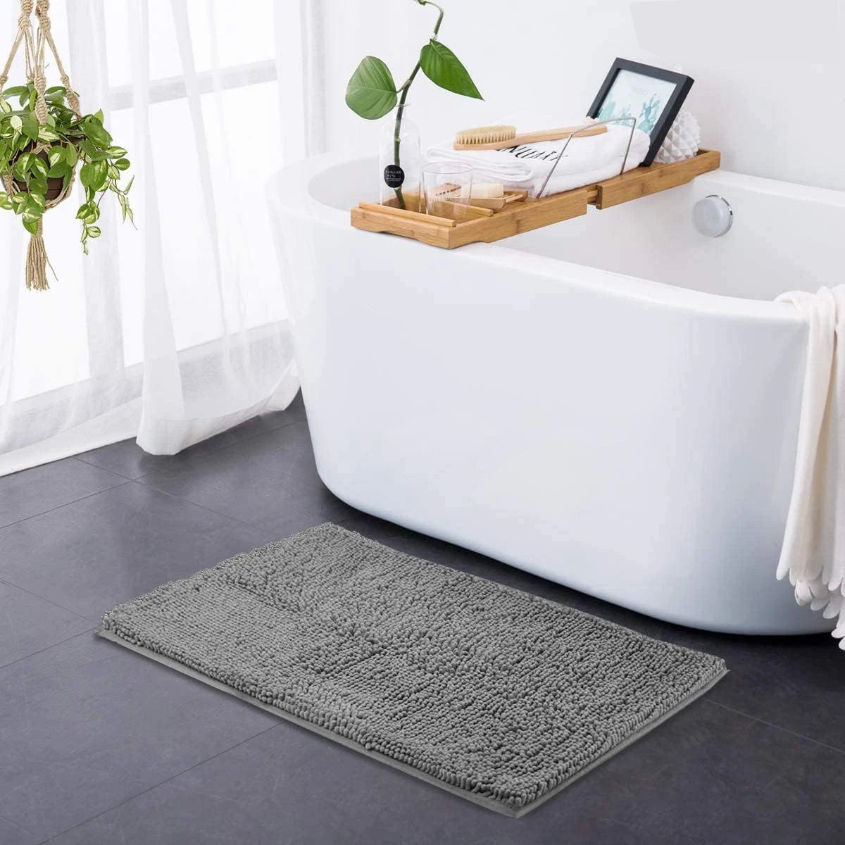 Tapis Microfibre Ultra-absorbant et Antidérapant Lavable pour Chien