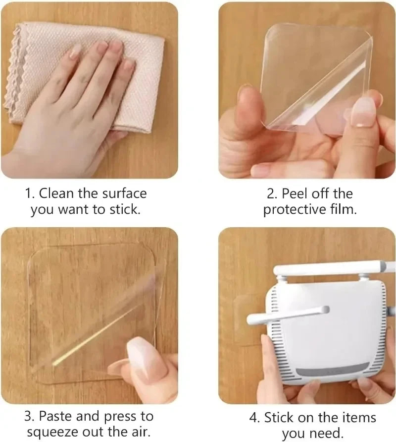 Lot de 50 Patchs Auto-adhésifs Double Face