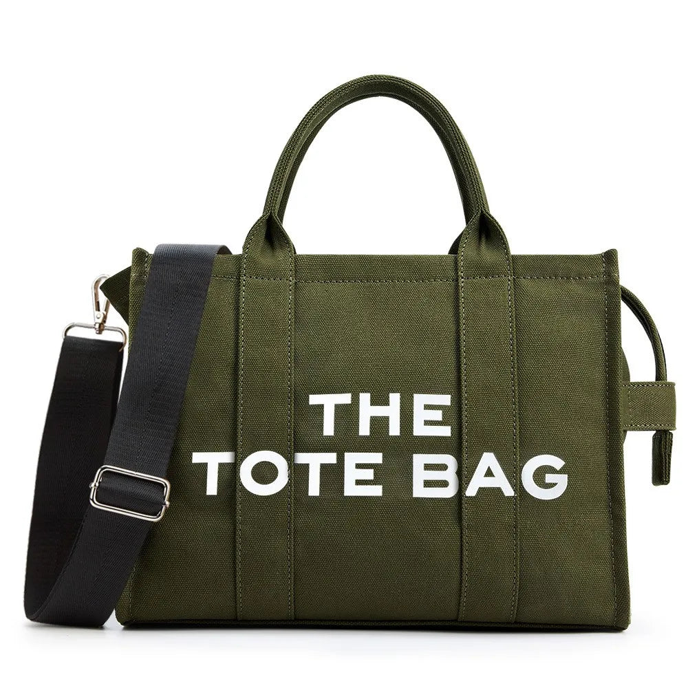 THE TOTE - Sac à main en toile à bandoulière réglable fourre-tout