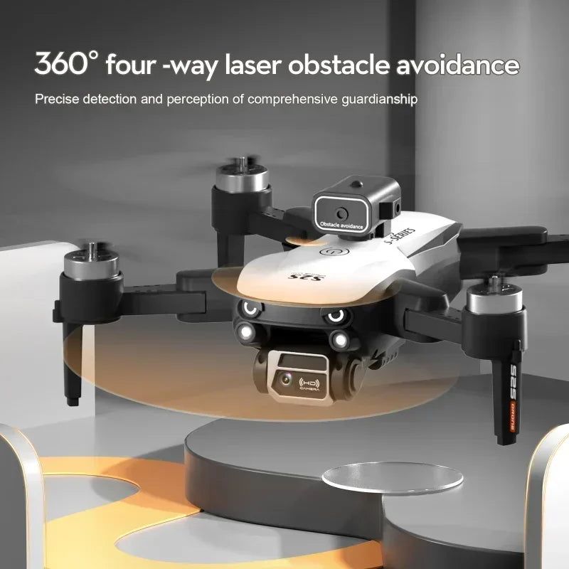 Drône silencieux PRO 8K HD Double caméra rotatif - Evitement automatique des obstacles
