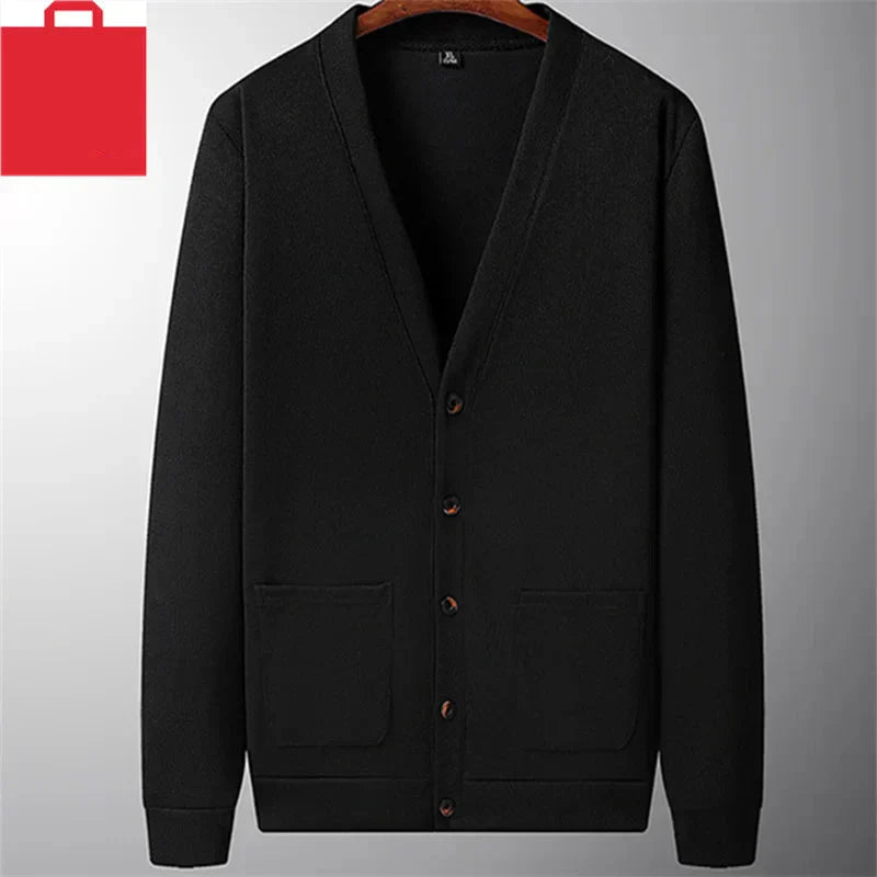 Cardigan épais Col V BASIC - Homme