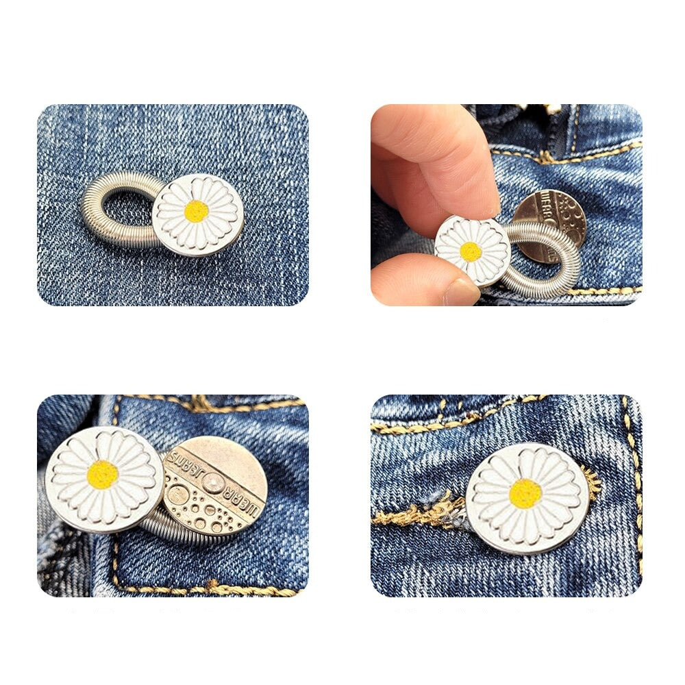 Lot de 10 Boutons d'extension de taille de pantalon