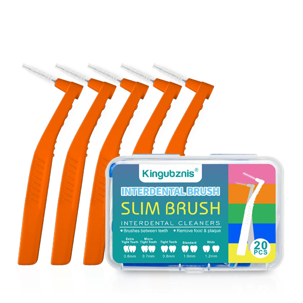 Lot de 20 Brossettes Interdentaires – Poils Souples & Capuchon Anti-Poussière – Nettoyage Dentaire & Appareils Orthodontiques