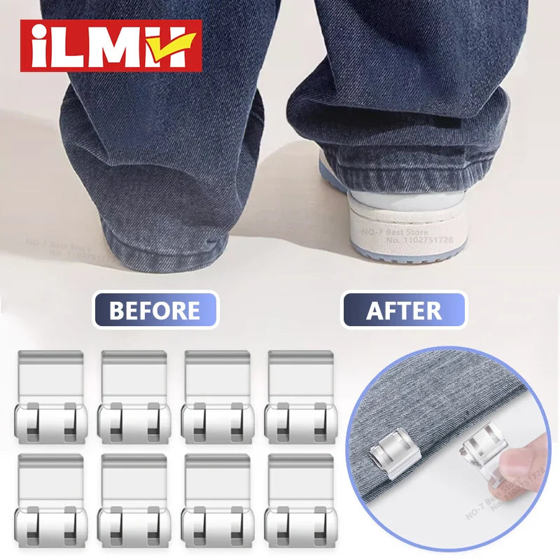 10x Clips Magiques pour Pantalon & Jean - Ourlet Express