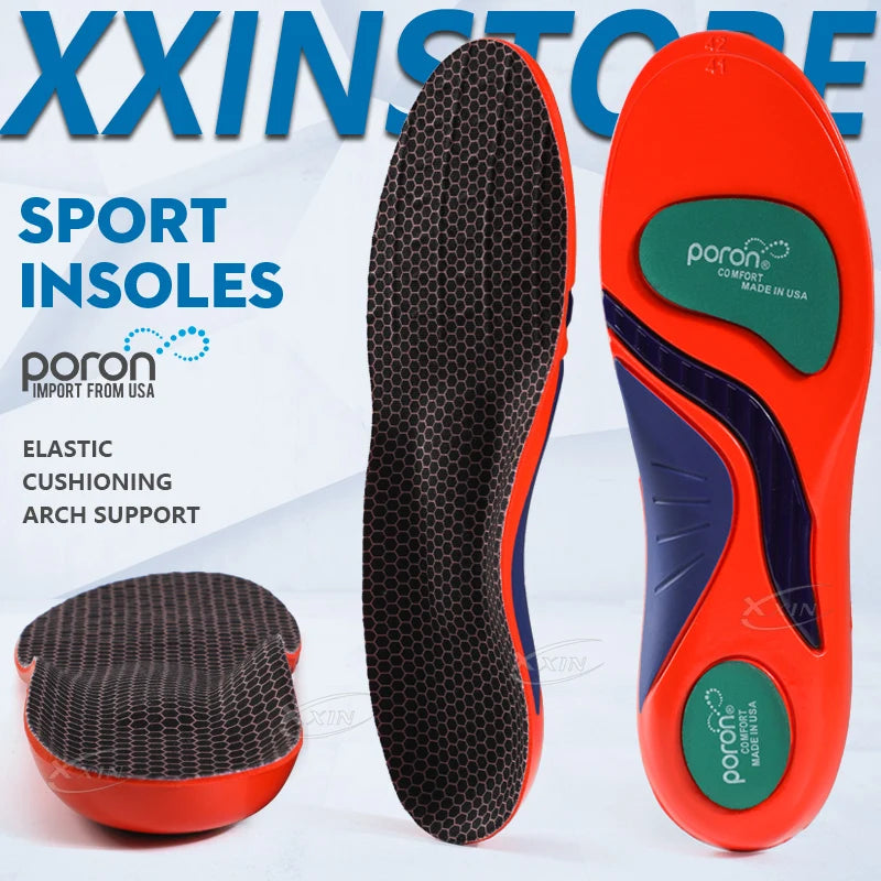 Semelles Orthopédiques à Soutien de la Voûte Plantaire, Amorti Anti-Chocs & Confort du Talon – Tailles 35 à 48)