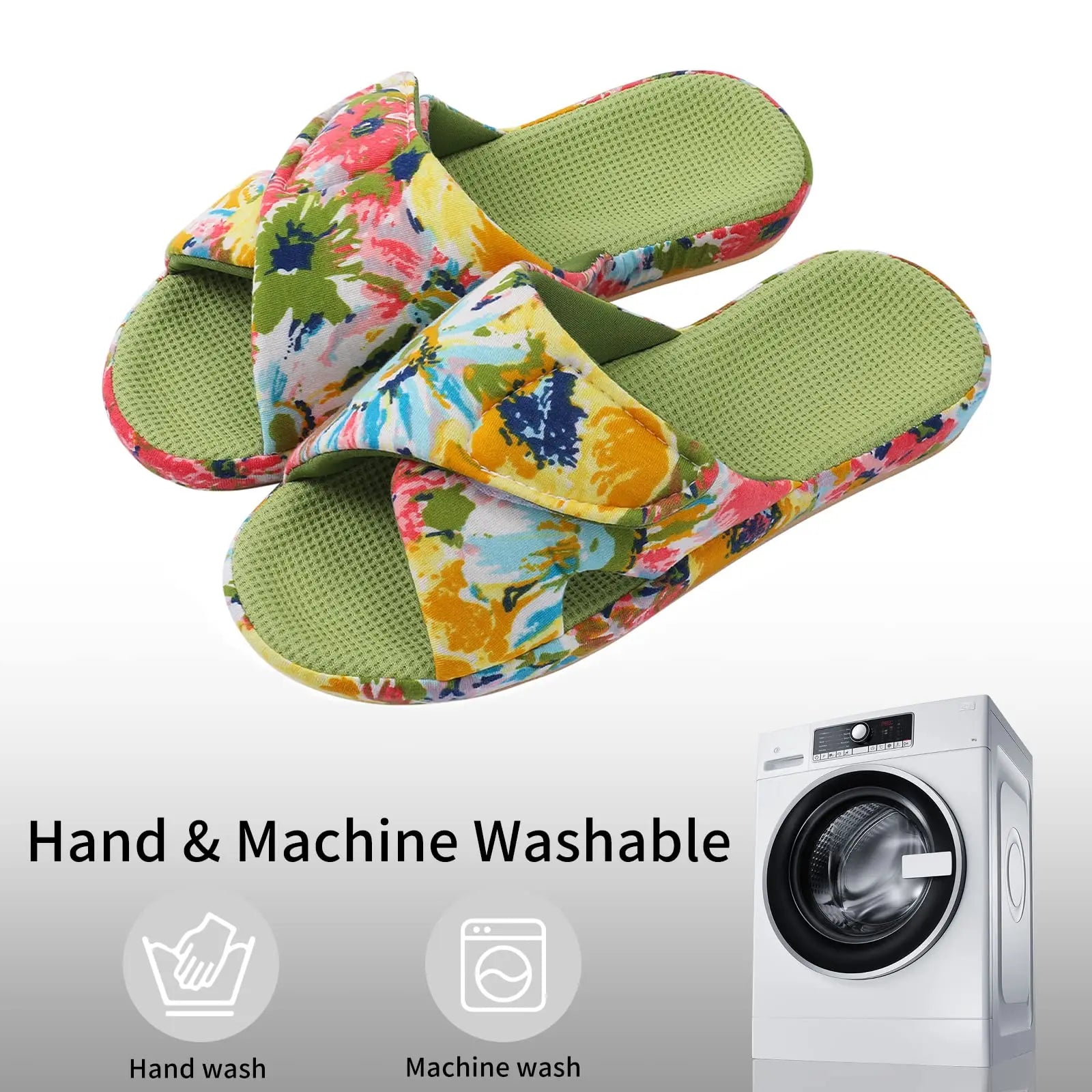 Pantoufles d'intérieur ULTRA CONFORT avec scratch - Lavable en Machine