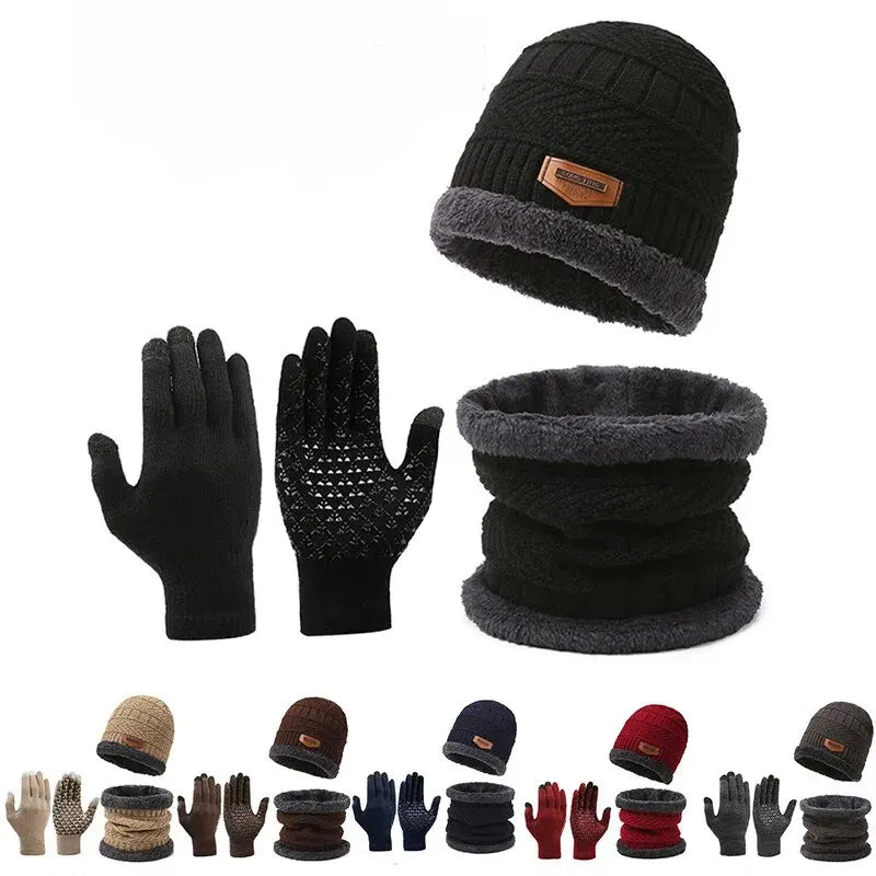 Pack Hiver Grand froid - Bonnet, Cache cou et Gants