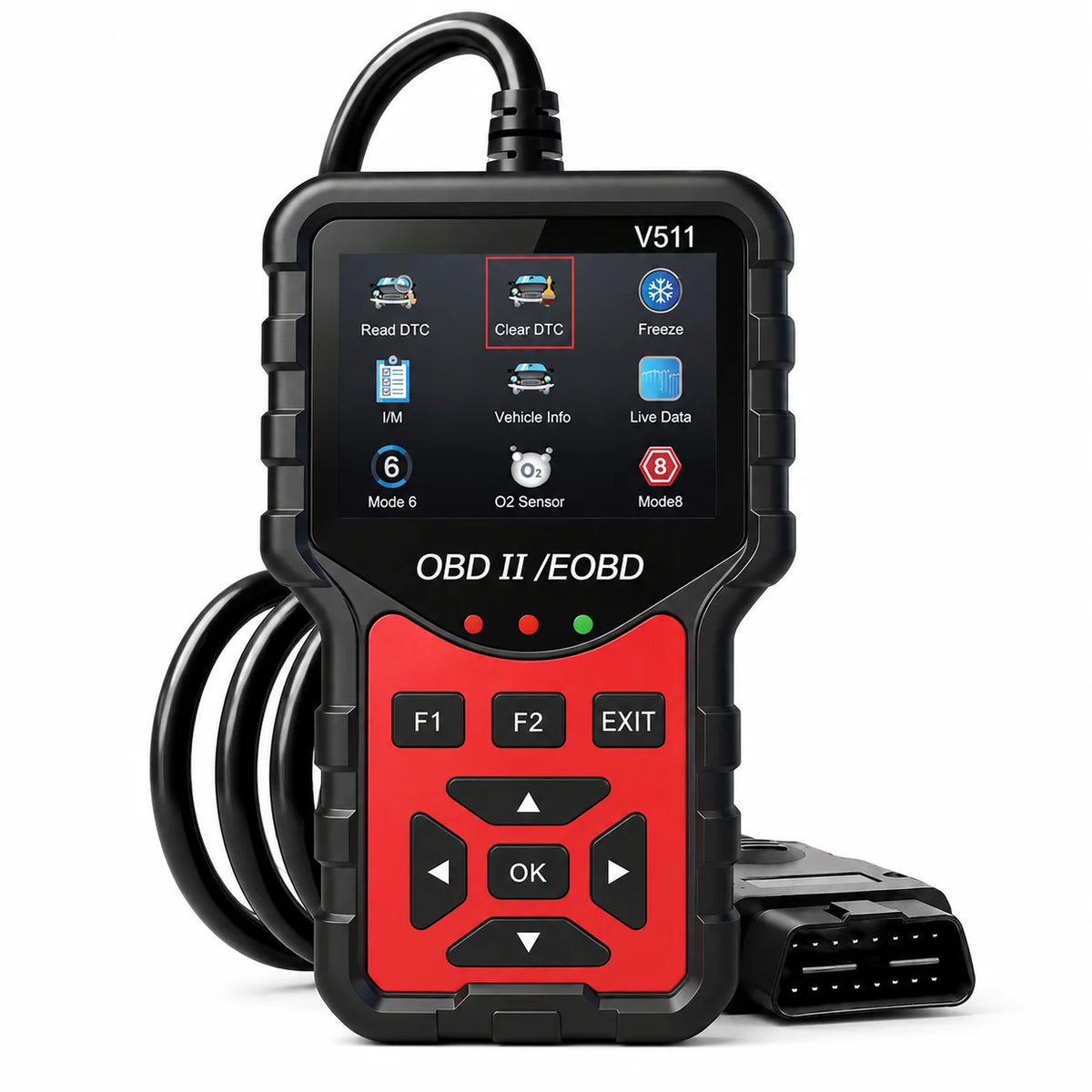 Outil Diagnostic Auto OBD2 V511 – Lecteur de Codes Moteur, Testeur de Batterie & Données en Temps Réel