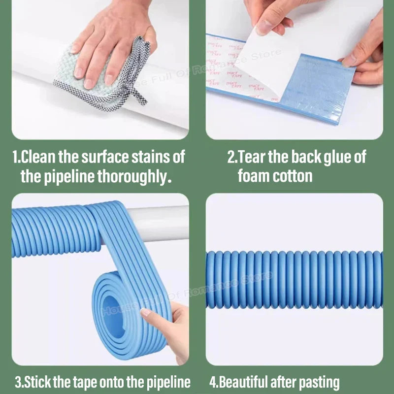 Ruban Anti-Gel pour Tuyaux Extérieurs 2M – Isolation Facile