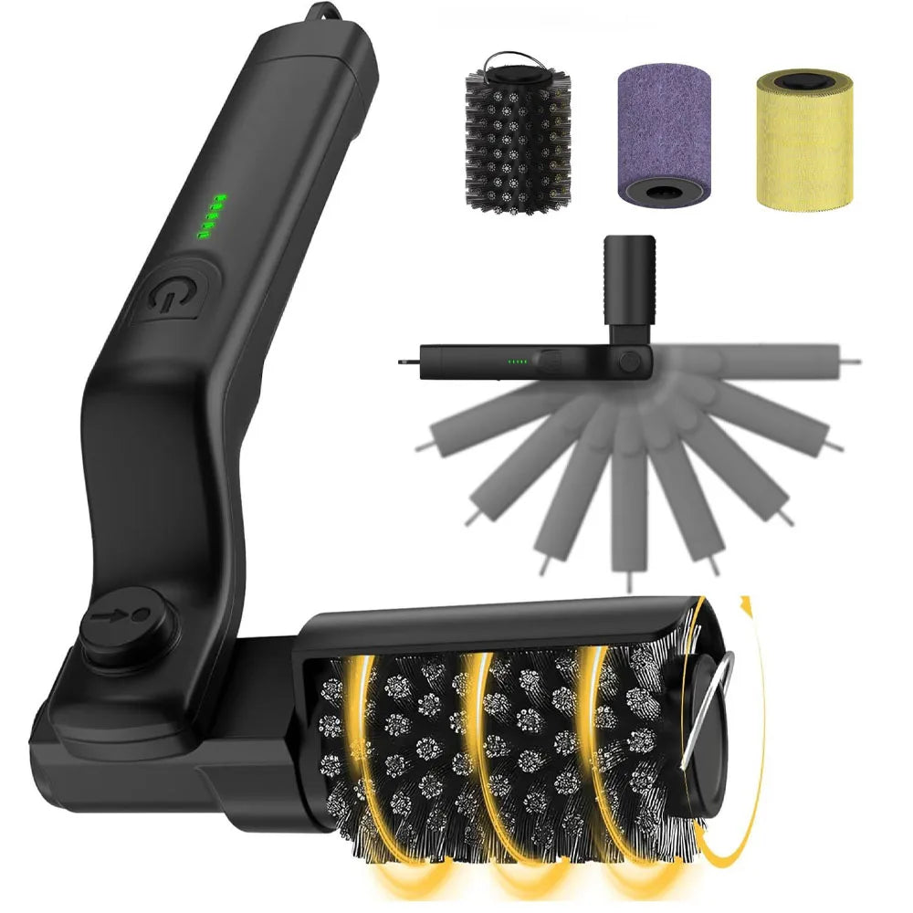 Brosse Électrique de Nettoyage 2 en 1 Grilles BBQ - Rechargeable