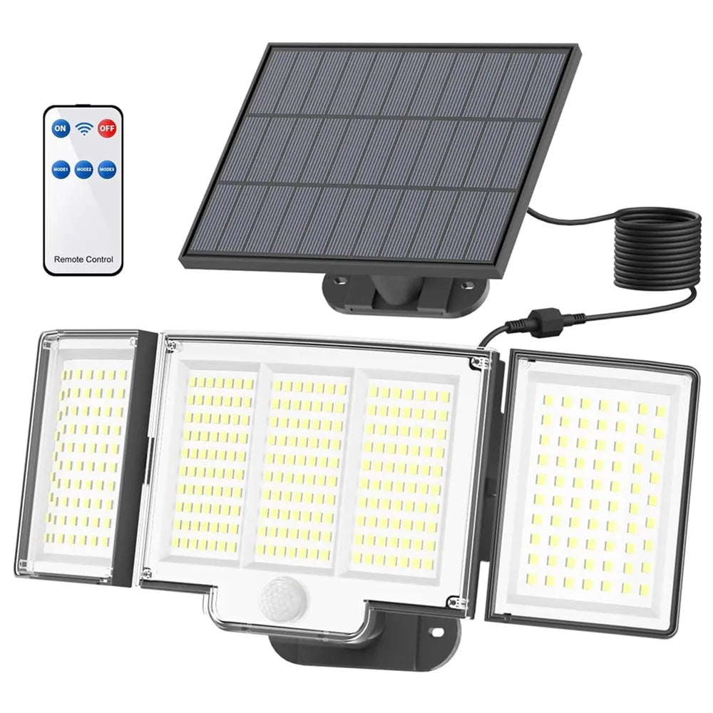Lampe Solaire 348 LED Ultra Puissante