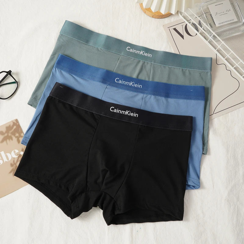 Lot de 4 Boxers Homme avec Élasthanne – Extensibles, Respirants & Confortables