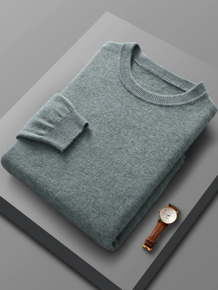 Pull Col Rond 100% Laine de Mérinos