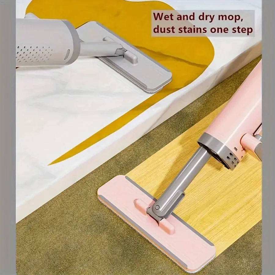 Mop 360 - Balais serpillère révolutionnaire 2 en 1 - 2 MOPS OFFERTES