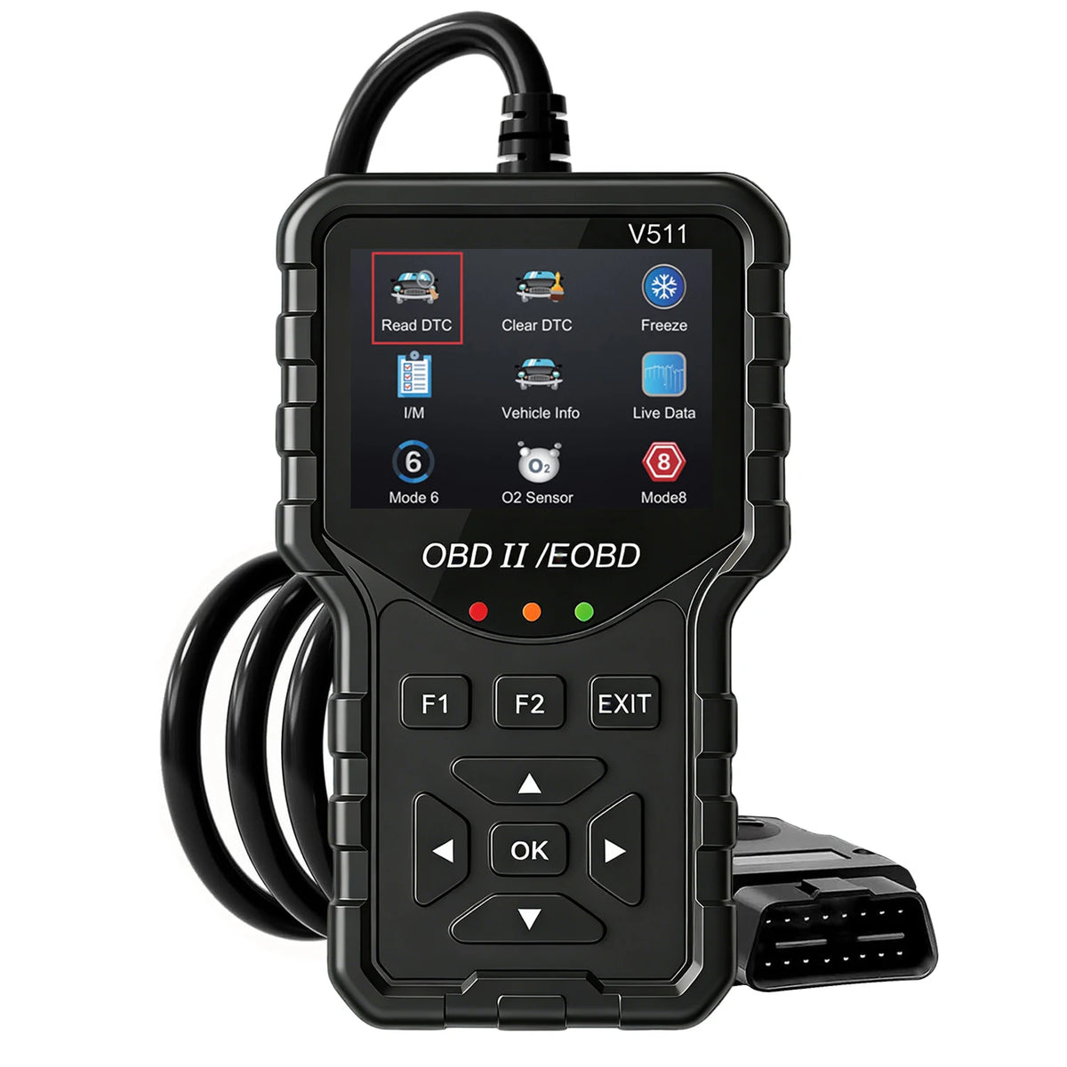 Outil Diagnostic Auto OBD2 V511 – Lecteur de Codes Moteur, Testeur de Batterie & Données en Temps Réel