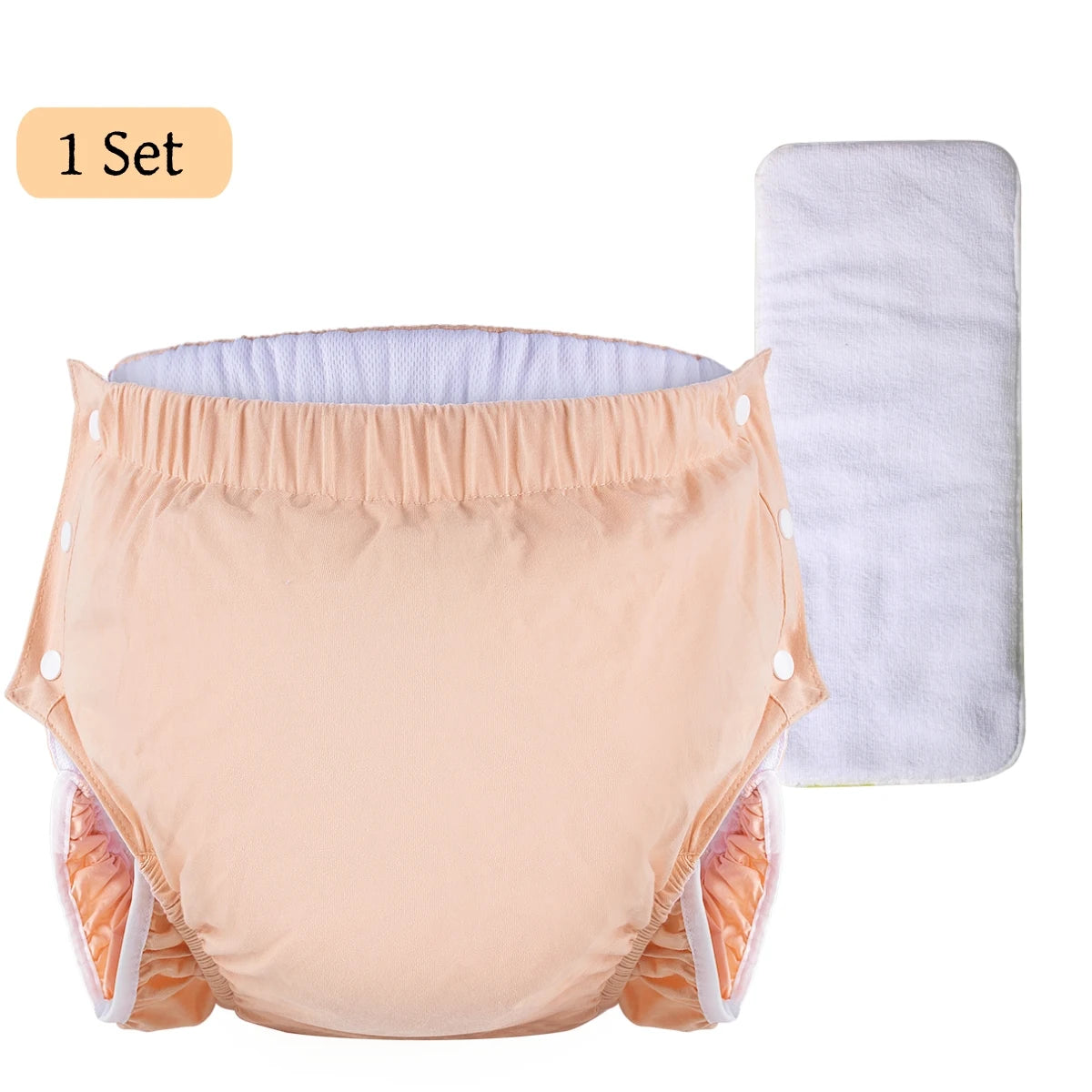 Couche-Culotte d’Incontinence Adulte Lavable en Coton – Réutilisable, Anti-Fuite, Confortable pour Homme et Femme