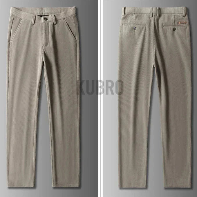 Pantalon en Velours Côtelé Slim Fit pour Homme