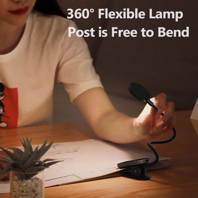 Lampe LED de Lecture Flexible à Clip