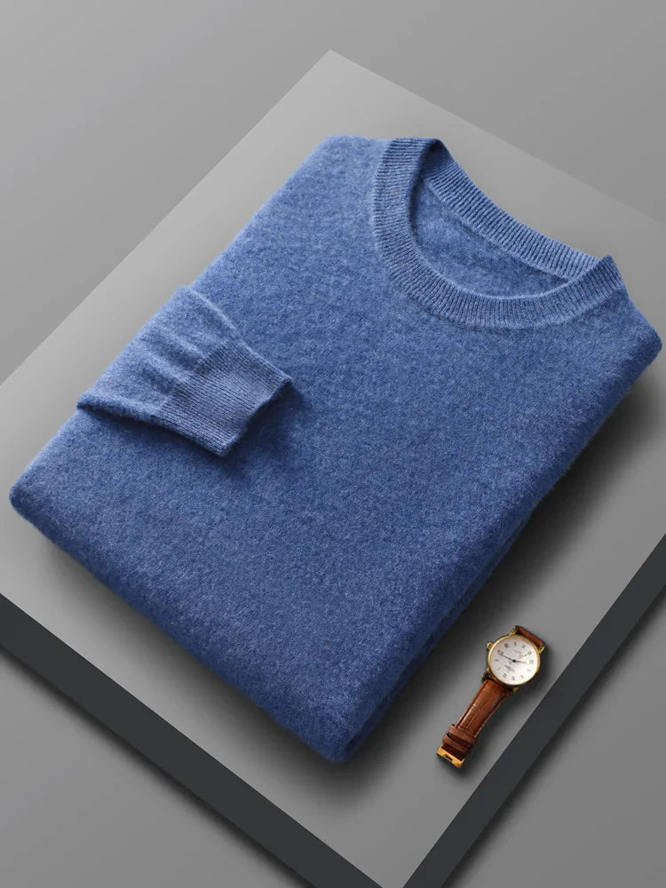 Pull Col Rond 100% Laine de Mérinos