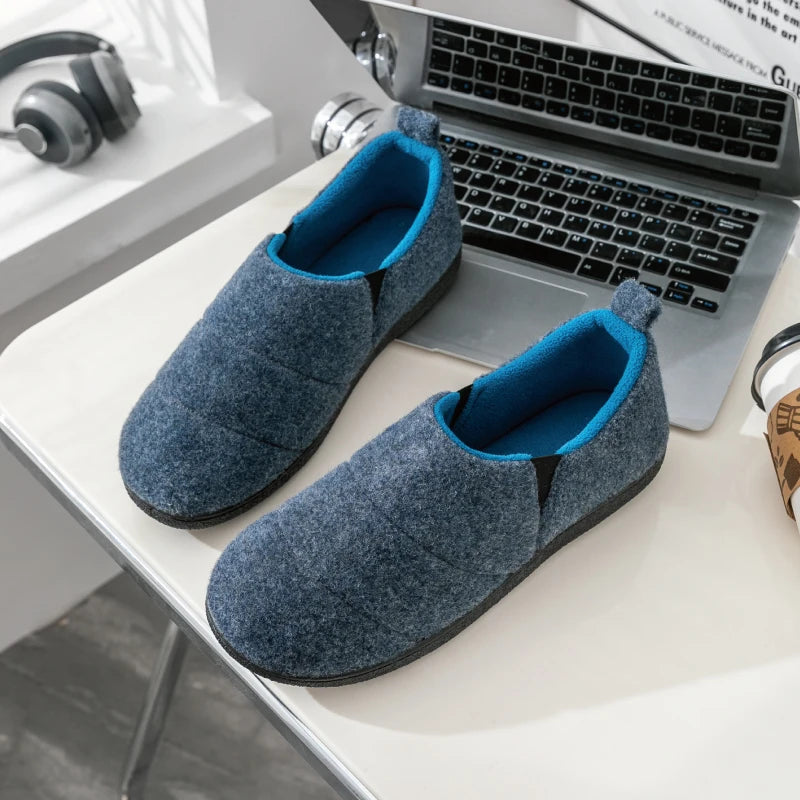 Chaussons Chauds Antidérapants pour Homme