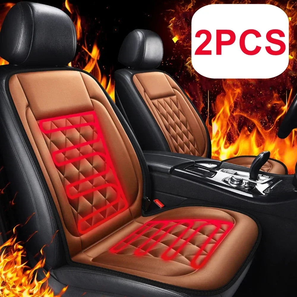 Lot de 2 Sièges Chauffants pour voiture