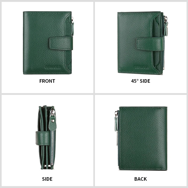 Portefeuille RFID en Cuir PU Grande Capacité