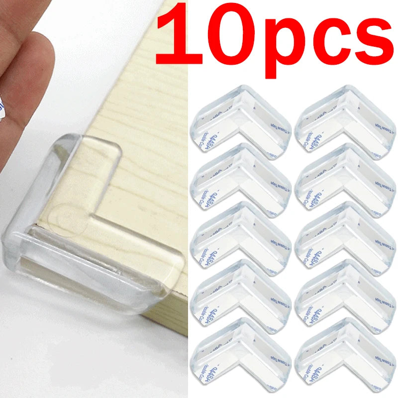 Lot de 10 Protèges Coins de Table en Silicone