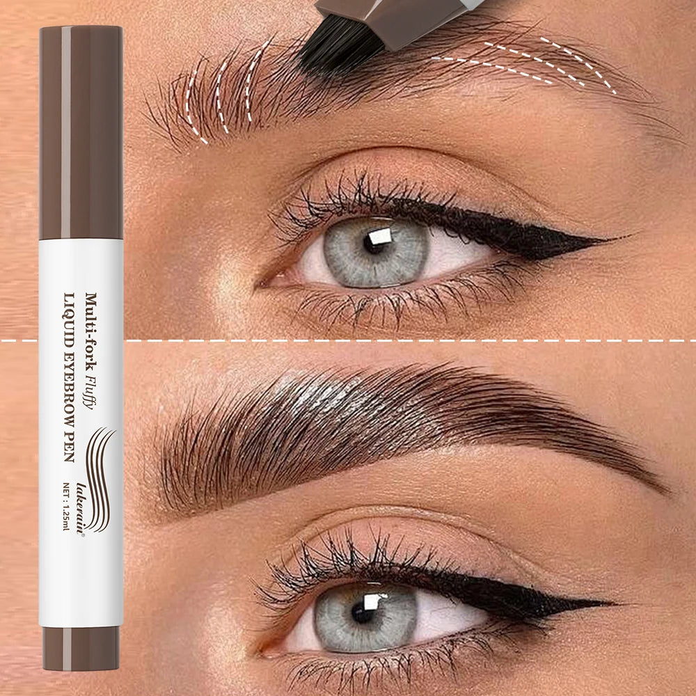 Stylo à Sourcils 4D Multi-Pointes Waterproof & Longue Durée