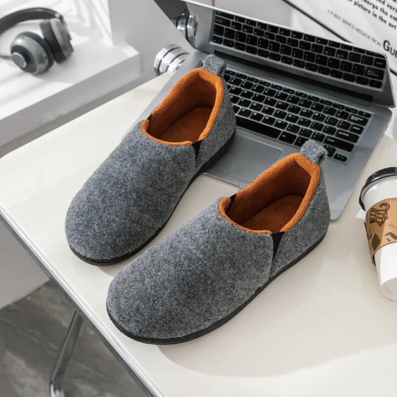 Chaussons Chauds Antidérapants pour Homme